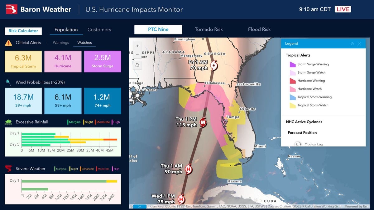 20240924 Helene Impacts 8 am